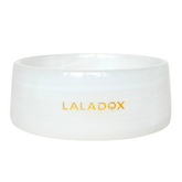 Premium Marble Dog Bowl | White Onyx