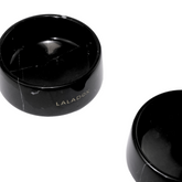 Premium Marble Dog Bowl | Black