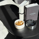 Premium Marble Dog Bowl | White Onyx