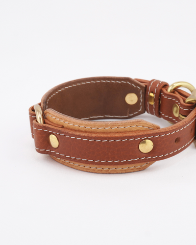 Leather Dog Collar - Tan
